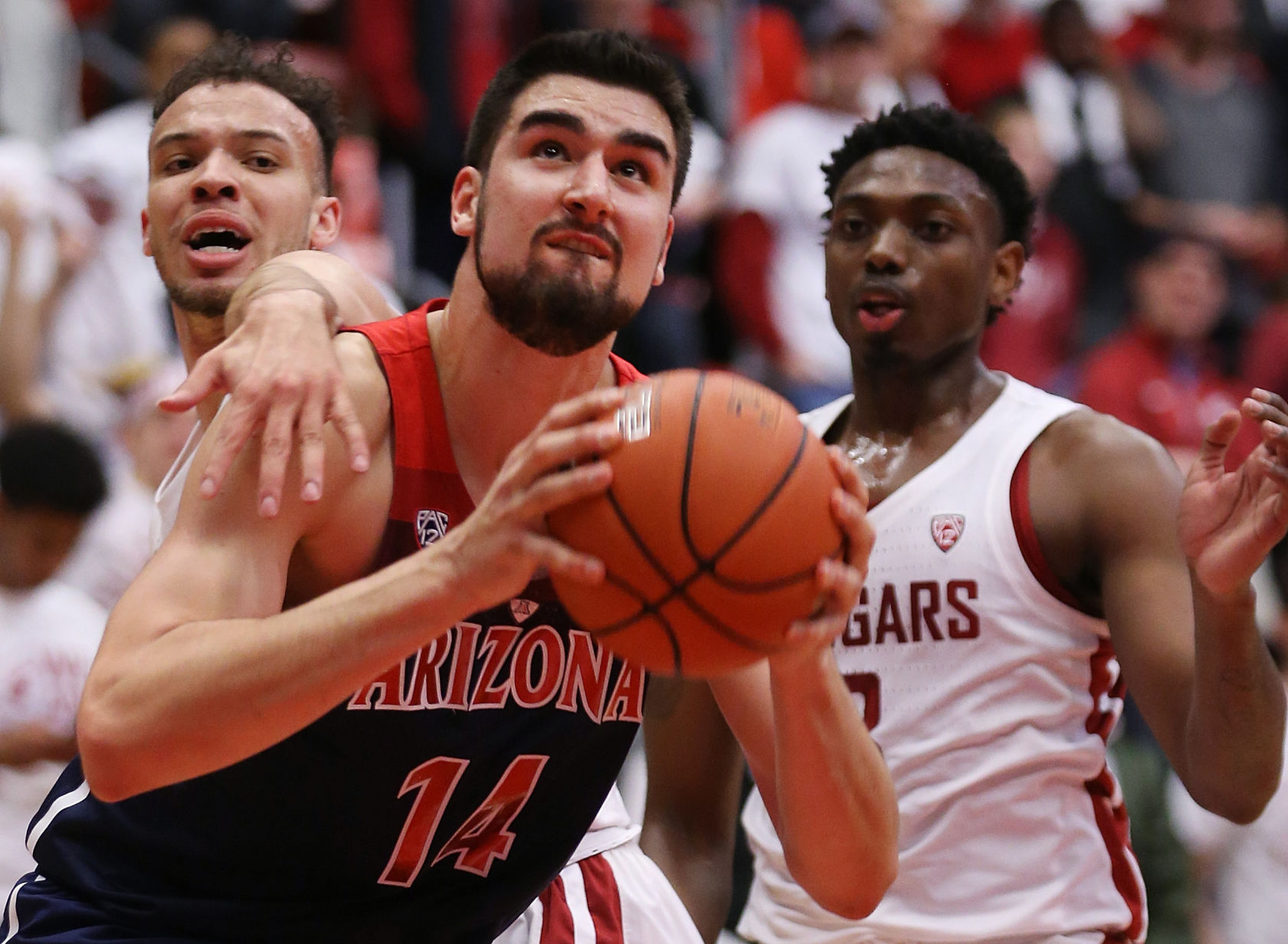 No. 9 Arizona Wildcats vs. Washington State Cougars college basketball (copy)